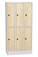 Šatníková skrinka s lamino dverami typ SHS 33BL