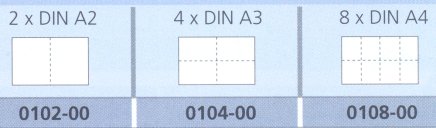 Vnútorné delenie výkresových skríň CP A1 na 8x A4 - 2