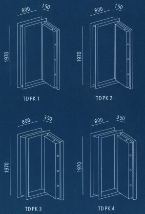Trezorové dvere Firesafe TDPK (4 modely) - 7