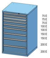 Zásuvková skrinka ZB 120-4 - 2