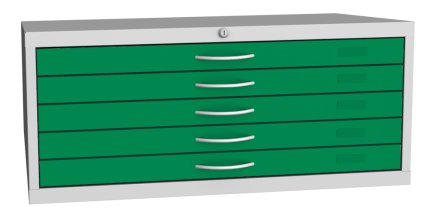 Výkresová skriňa - na mapy a výkresy formátu A1 typ VKS A1A - 9