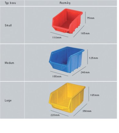 Plastový zásobník Ecobox small (4 modely) - 2