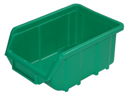 Plastový zásobník Ecobox small - farba zelená - 1