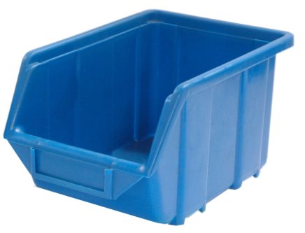 Plastový zásobník Ecobox medium - farba modrá - 1
