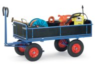 Ručný valníkový vozík s gumovými kolesami a ťažným okom 6453VZ, 6454VZ, 6455VZ, 6456VZ (4 modely) - 2