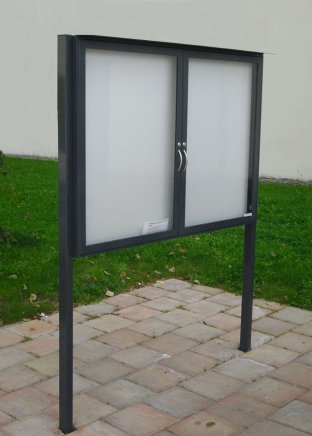 Dvojkrídlová vitrína jednostranná XXL60, hĺbka 60 mm (2 modely) - 4