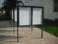 Dvojkrídlová vitrína jednostranná XXL60, hĺbka 60 mm (2 modely) - 5