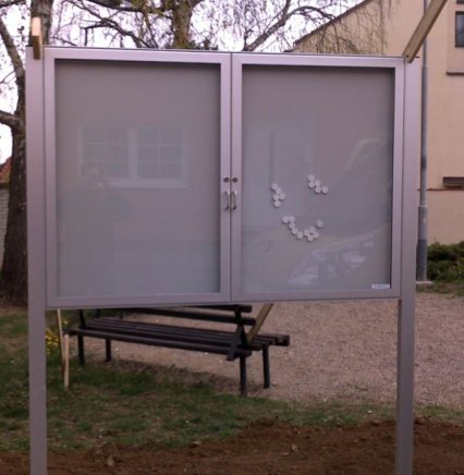Dvojkrídlová vitrína obojstranná DML80, hĺbka 80 mm (2 modely) - 4