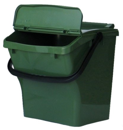 Odpadkový kôš Urba Plus - farba zelená - 1