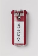 KEY CLIP kľúčenka - farba červená