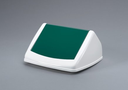 Veko pre kôš DURABIN SQUARE 40 výklopné - farba zelená - 1