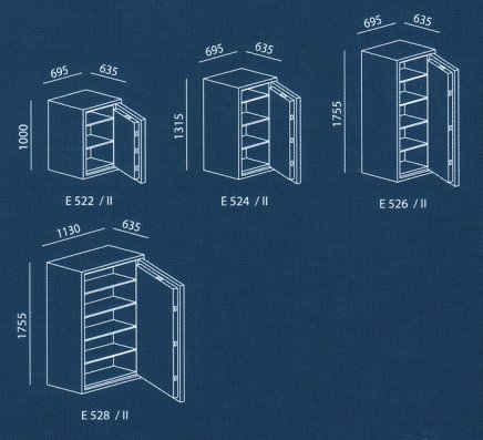 Pancierový trezor Royal E 526 S - 3