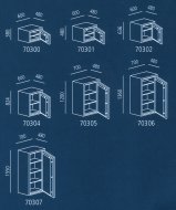 Ohňovzdorný trezor Bern 70305 - 3