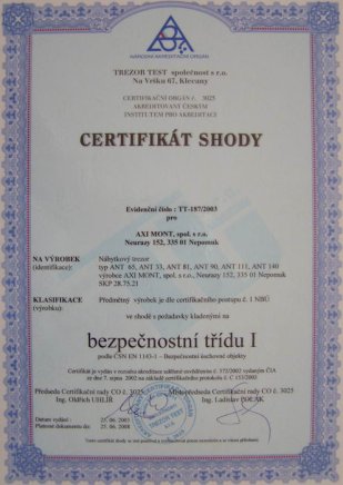 Trezor nábytkový typ ANT 111 - 3