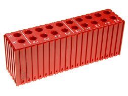 Plastový box pre ukladanie vrtákov D10-D11,9