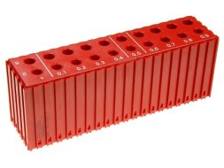 Plastový box pre ukladanie vrtákov D8-D9,9
