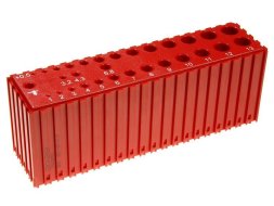 Plastový box pre ukladanie vrtákov D1-D13,5