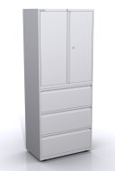 Skriňa s dverami a zásuvkami SYC08/36D/3