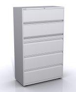 Skriňa so sklopnými dverami a zásuvkami SYC10/50/2/3