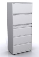 Skriňa so sklopnými dverami a zásuvkami SYC08/2/3