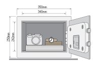 Nábytkový trezor Yale Value Medium YSV 250 - 2