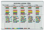 Rozvrhová tabuľa (2 modely) - 1