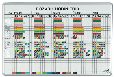 Rozvrhová tabuľa (2 modely) - 1