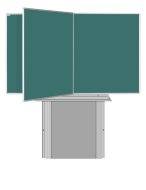 Dvojdielna tabuľa pre popis kriedou - PIVOT KZ (2 modely) - 4