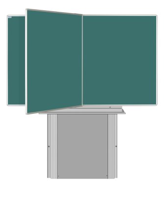 Dvojdielna tabuľa pre popis kriedou - PIVOT KZ (2 modely) - 4