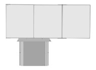 Zostava Triptych BBBBB na stojane + rameno pre projektor (2 modely) - 3