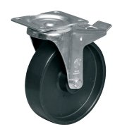 Koleso polypropylén, priemer 200 mm, otočné s brzdou