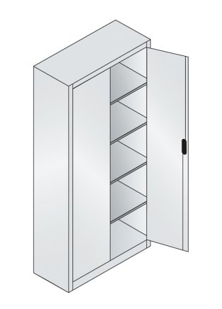 Dielenská skrinka CP 8920-00 (6 modelov) - 10