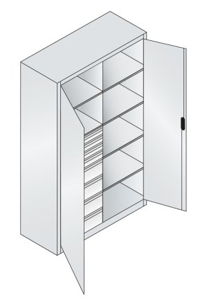 Dielenská skrinka 8931-305 - 6