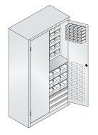 Dielenská skrinka s boxy CP 130276-67 (2 modely) - 2