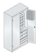 Dielenská skrinka s boxy CP 130276-68 - 2
