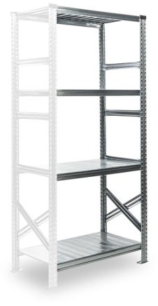 Prístavné regály SUPER výška 1576 mm, hĺbka 320 mm (14 modelov) - 1