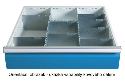 Kovové delenie zásuviek 118A - 1