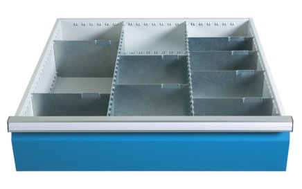 Kovové delenie zásuviek 118A - 3