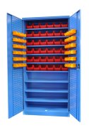 Dielenská skriňa Kovos s plastovými boxami SPZ_11_0002_C_VAR_2