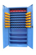 Dielenská skriňa Kovos s plastovými boxami SPZ_11_0002_C_VAR_6