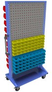Pojazdný obojstranný panel s vybavením PSZ_23_B_VAR_4
