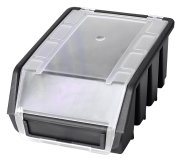 Plastové zásobníky Ergobox 2 Plus - farba čierna - 1