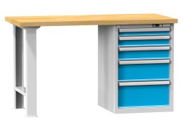 Dielenské stoly série H, šírka 1500, hĺbka 700 alebo 800, výška 880 alebo 890 mm (6 modelov)
