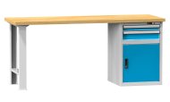Dielenské stoly série D, šírka 2500, hĺbka 700 alebo 800, výška 880 alebo 890 mm (6 modelov) - 1