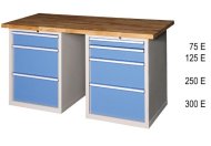Dielenské stoly série N, šírka 1500, hĺbka 700 alebo 800, výška 880 alebo 890 mm (6 modelov) - 2