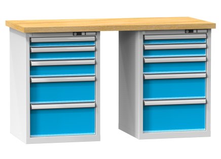 Dielenské stoly série O, šírka 1500, hĺbka 700 alebo 800, výška 880 alebo 890 mm (6 modelov) - 1