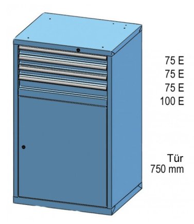 Zásuvková skrinka ZD 120-1 - 3