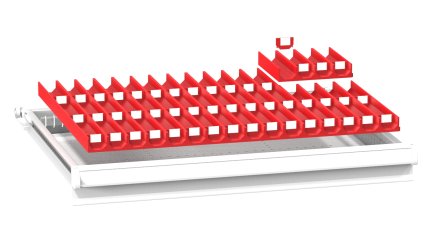 Plastové delenie zásuviek ZD 36 x 27D - 1