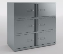 Skrine s boxmi Bisley Essentials 1000 x 800/1000 x 470 mm