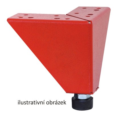 Nožičky s niveláciou, 4 ks, RAL 9005, výška 100 mm - 1